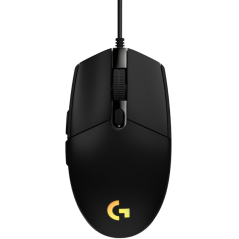 Logitech Gaming Mouse G203 LIGHTSYNC - Optisk, Kabling, Sort - Præcision & Komfort til Gamere!